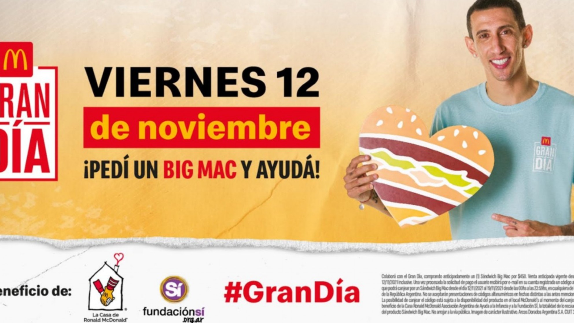 Llegó el Gran Día de McDonald’s, su acción solidaria más importante del año